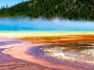 Grand prismatic spring, yellowstone national park