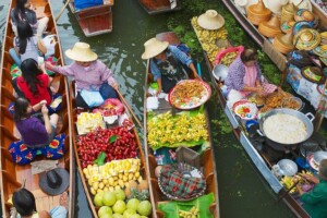 Floating market Bangkok